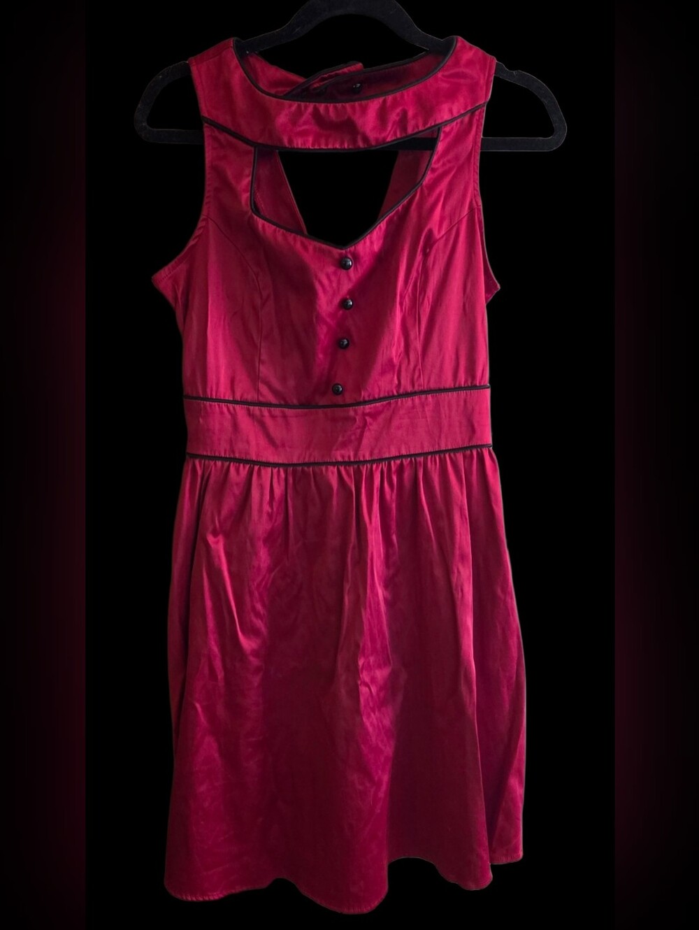Red Folter Dress Size Large